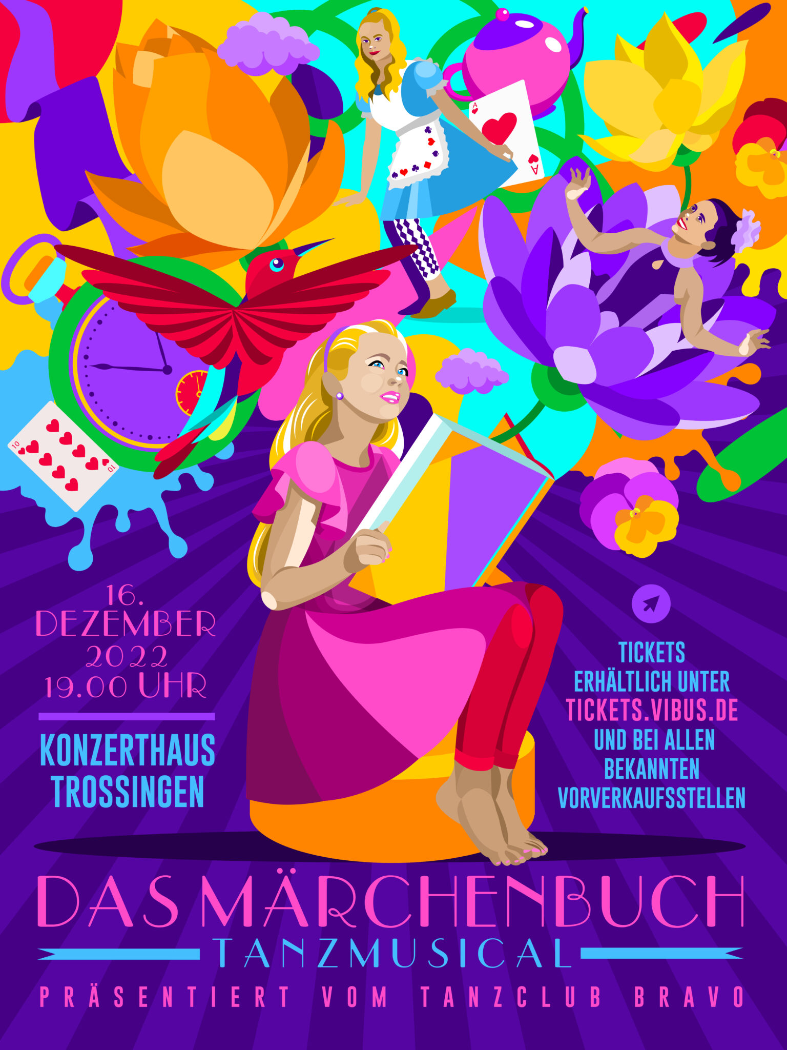 Plakat Tanzmusical "Das Märchenbuch"